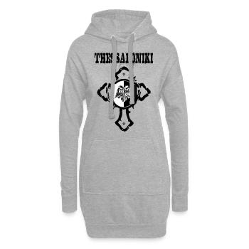Thessaloniki - Hoodie-Kleid - Grau meliert - Vorne