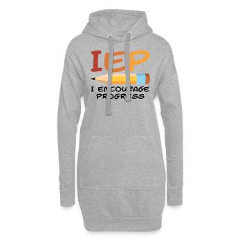 IEP SPED Teacher Art | Special Education Teacher - Sweat-shirt à capuche long Femme - gris chiné - Devant