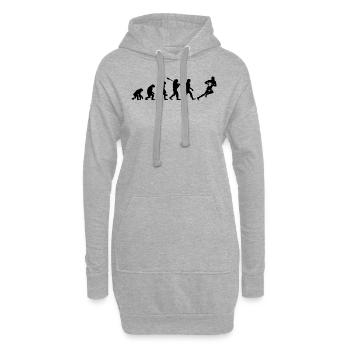 RUGBY - Rugby Sport - Rugby Humour - Sweat-shirt à capuche long Femme - gris chiné - Devant