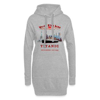 TITANIC SPIRIT CREATION Louis RUNEMBERG © Adagp - Hoodie Dress - heather grey - Front