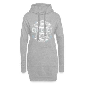 Ergotherapeut - Hoodie-Kleid - Grau meliert - Vorne