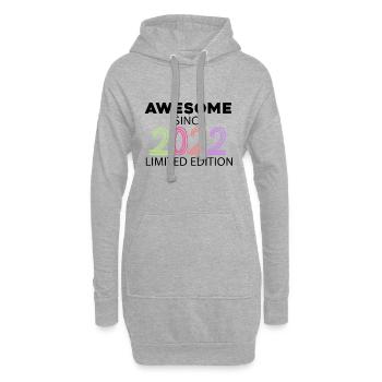 Fantastique depuis 2022 - Millésime 2022 - Sweat-shirt à capuche long Femme - gris chiné - Devant