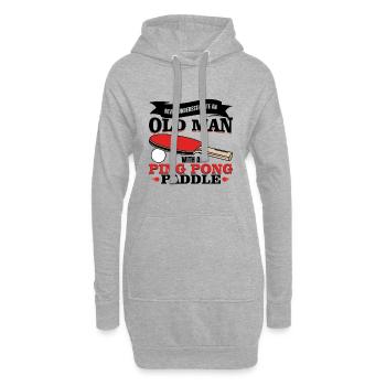 Ping Pong Großvater - Hoodie-Kleid - Grau meliert - Vorne