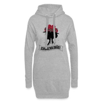 Original Schwarzwaldmädel Schwarzwald Bollenhut - Hoodie-Kleid - Grau meliert - Vorne