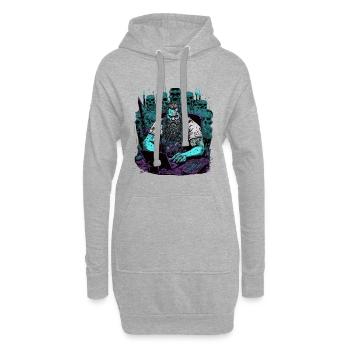 Admin Wiking programs computers - Hoodie Dress - heather grey - Front