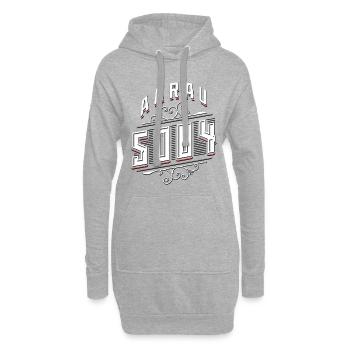 Aarau 5004 - Gemeinde Aarau Aargau - Hoodie-Kleid - Grau meliert - Vorne