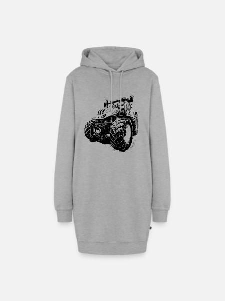 Traktor - Hoodie-Kleid - Grau meliert