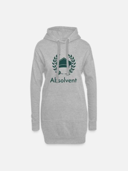 Celebrate your graduation - Hoodie Dress - heather grey