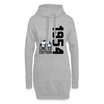 70e Anniversaire 1954 Édition Limitée Football - Sweat-shirt à capuche long Femme - gris chiné - Devant