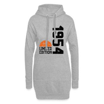 70e Anniversaire 1954 Édition Limitée Basketball - Sweat-shirt à capuche long Femme - gris chiné - Devant