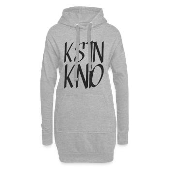 Kstnknd - Hoodie-Kleid - Grau meliert - Vorne