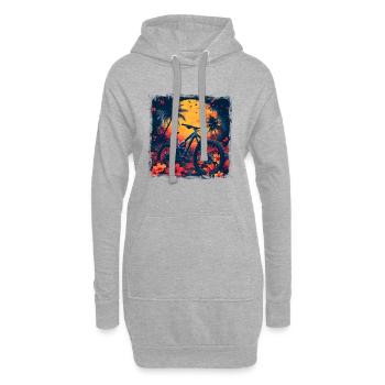 Mountainbiking Steamwave - Hoodie-Kleid - Grau meliert - Vorne
