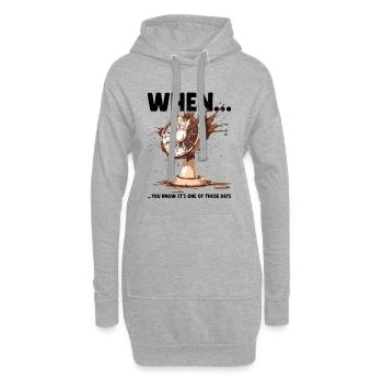 Catastrophe du cabinet d’avocats de Murphy - Sweat-shirt à capuche long Femme - gris chiné - Devant