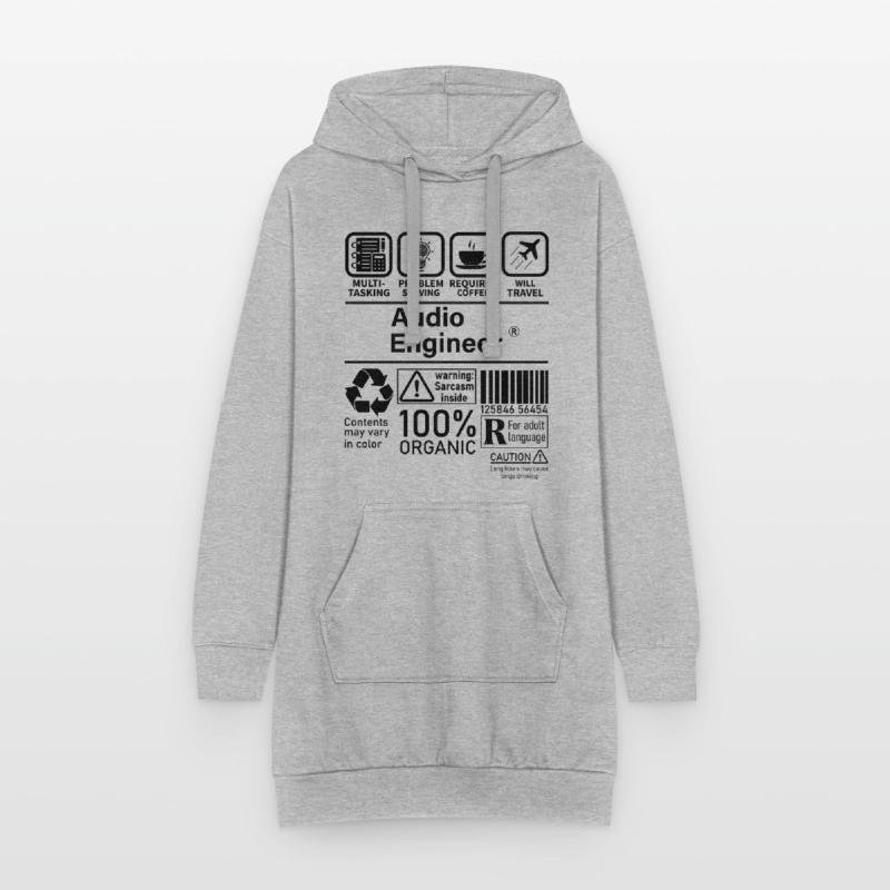 Audio Engineer multi tasking problem solving Hoodie-Kleid
