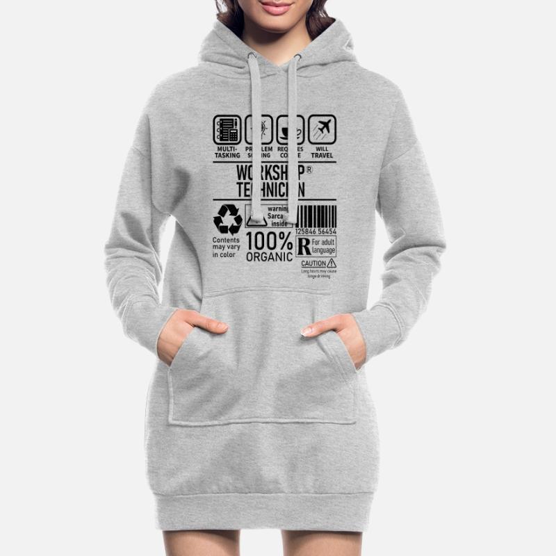 Workshop Technician multi tasking problem solving Hoodie-Kleid