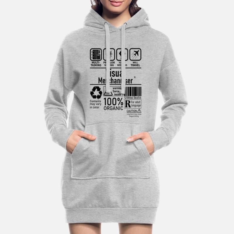 Visual Merchandiser multi tasking problem solving Hoodie-Kleid