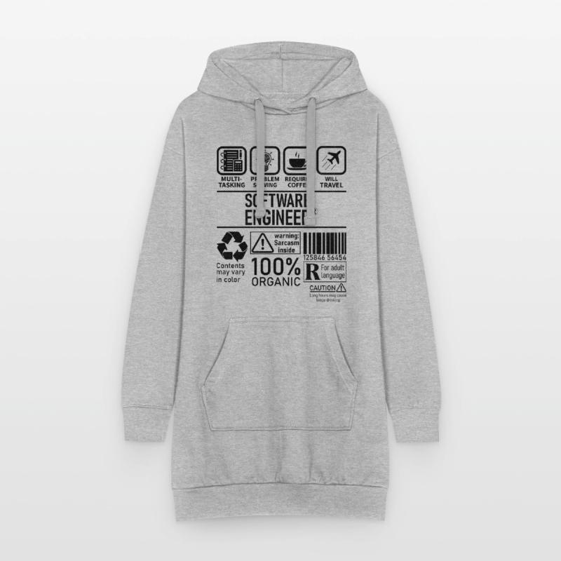 Software Engineer multi tasking problem solving Hoodie-Kleid