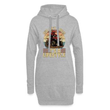 Mud Racing Mud Ain’t A Mess It’s Offroad Vehicles - Sweat-shirt à capuche long Femme - gris chiné - Devant
