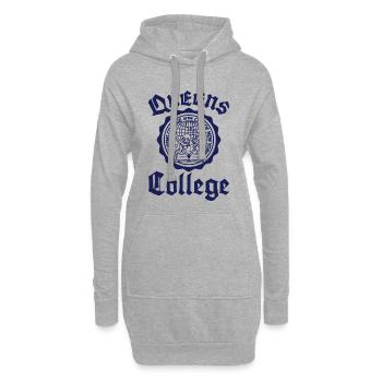 Queens College - Hoodie-Kleid - Grau meliert - Vorne