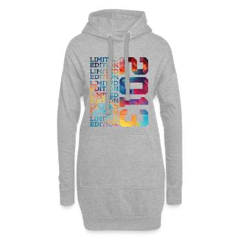 ÉDITION LIMITÉE 2013 13 ANS 13E ANNIVERSAIRE - Sweat-shirt à capuche long Femme - gris chiné - Devant