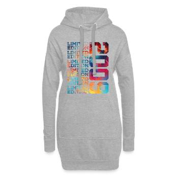 ÉDITION LIMITÉE 2009 17 ANS 17E ANNIVERSAIRE - Sweat-shirt à capuche long Femme - gris chiné - Devant