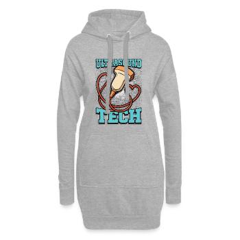 Sonographer Ultrasound Tech Sonography Xray Tech - Hoodie-Kleid - Grau meliert - Vorne