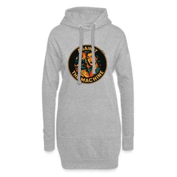Against the machine parents - Hoodie Dress - heather grey - Front