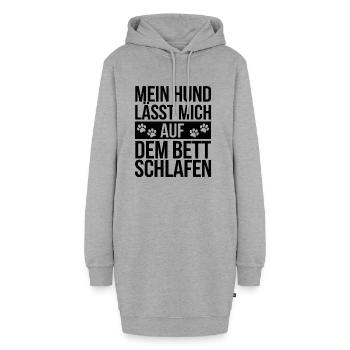Chien Propriétaire de chien Propriétaire de chien Amoureux des chiens - Sweat-shirt à capuche long Femme - gris chiné - Devant