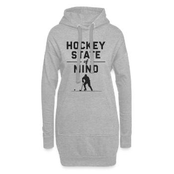 Dicton de hockey sur glaceState of Mind Fan Merchandise - Sweat-shirt à capuche long Femme - gris chiné - Devant
