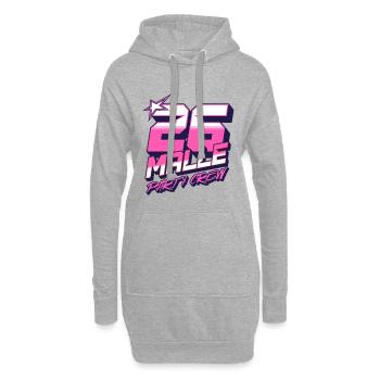 Fête Malle 2026 - Sweat-shirt à capuche long Femme - gris chiné - Devant