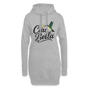 Ciao Bella - Hoodie-Kleid - Grau meliert - Vorne