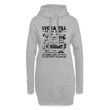 Changement d’emploi Nouveau emploi Adieu Cadeau Traître - Sweat-shirt à capuche long Femme - gris chiné - Devant
