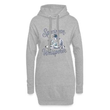 Lab Technician Specimen Whisperer Phlebotomist - Hoodie-Kleid - Grau meliert - Vorne