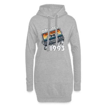 Cassette du 33e anniversaire Volume décembre 1993 - Sweat-shirt à capuche long Femme - gris chiné - Devant
