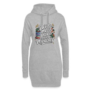 Nutritionist I Write Meal Plans Nutritional Coach - Hoodie-Kleid - Grau meliert - Vorne