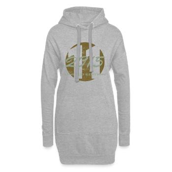 Cadeau garçons et filles pour le 11e anniversaire 2015 - Sweat-shirt à capuche long Femme - gris chiné - Devant