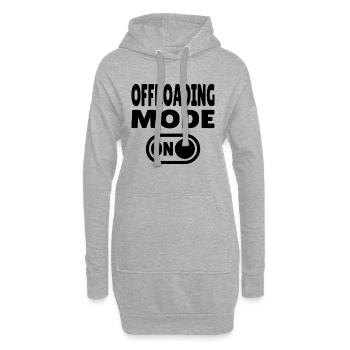 Mode tout-terrain ACTIVÉ – Aventure tout-terrain - Sweat-shirt à capuche long Femme - gris chiné - Devant