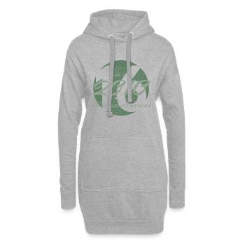 16th Birthday 2010 Boys and Girls Gift - Hoodie Dress - heather grey - Front