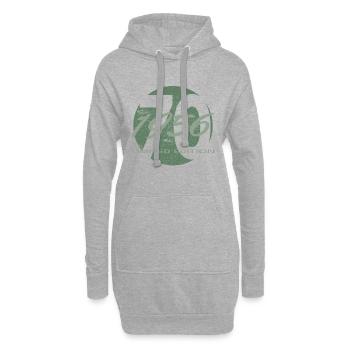 70th Birthday 1956 Gift for Men and Women - Hoodie Dress - heather grey - Front