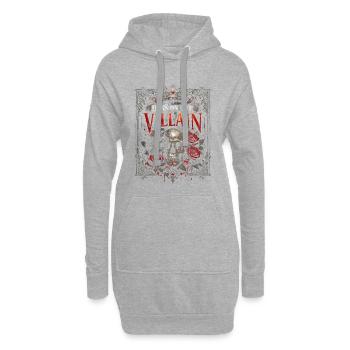 Dark Romance Booktok Dibs On The Villain - Hoodie-Kleid - Grau meliert - Vorne