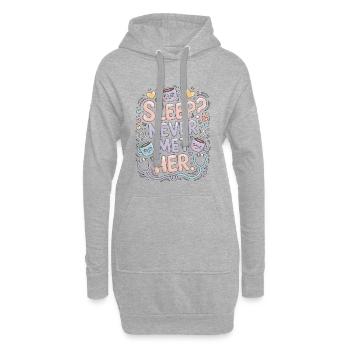 ICU Nurse Sleep Never Met Her Rapid Response Nurse - Hoodie-Kleid - Grau meliert - Vorne