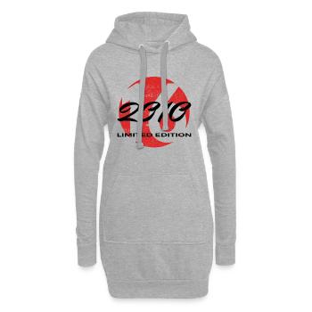 16th Birthday 2010 Boys and Girls Gift - Hoodie Dress - heather grey - Front