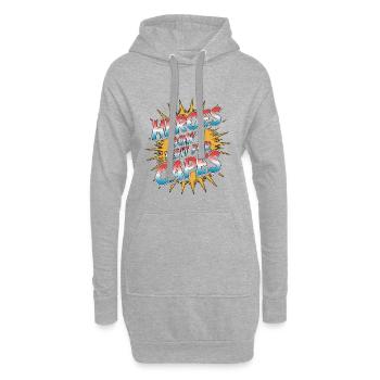 ER Nurse Heroes Don't Wait Emergency Room Nursing - Hoodie-Kleid - Grau meliert - Vorne
