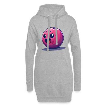 Bowling pour enfants - Sweat-shirt à capuche long Femme - gris chiné - Devant