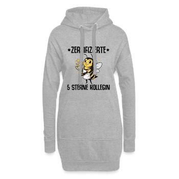 Meilleur collègue de travail cadeau 5 étoiles - Sweat-shirt à capuche long Femme - gris chiné - Devant