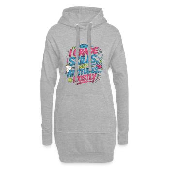 Enseignant en soins infirmiers Éducateur clinique de niveau I - Sweat-shirt à capuche long Femme - gris chiné - Devant