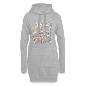 Veteran Nurse Running On Experience Combat Nurse - Hoodie-Kleid - Grau meliert - Vorne