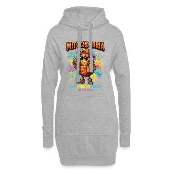 Mitochondria Powerhouse Science Humor - Hoodie-Kleid - Grau meliert - Vorne