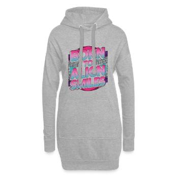 Orthodontic Hygienist Born To Align Braces Care - Hoodie-Kleid - Grau meliert - Vorne