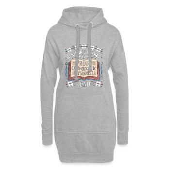 Orthodontic Hygienist A Short Story I Am Dentistry - Hoodie-Kleid - Grau meliert - Vorne
